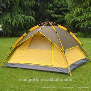 Tienda al aire libre plegable portátil impermeable para caminar acampar de la bóveda que acampa durable para 3-4 persona